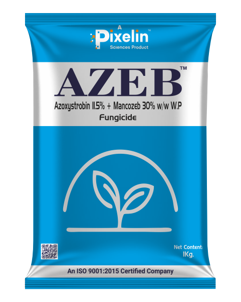 Azoxystrobin 11.5% + Mancozeb 30% w/w WP