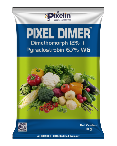 Dimethomorph 12% + Pyraclostrobin 6.7% WG