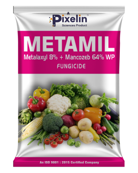 Metalaxyl 8% + Mancozeb 64% WP